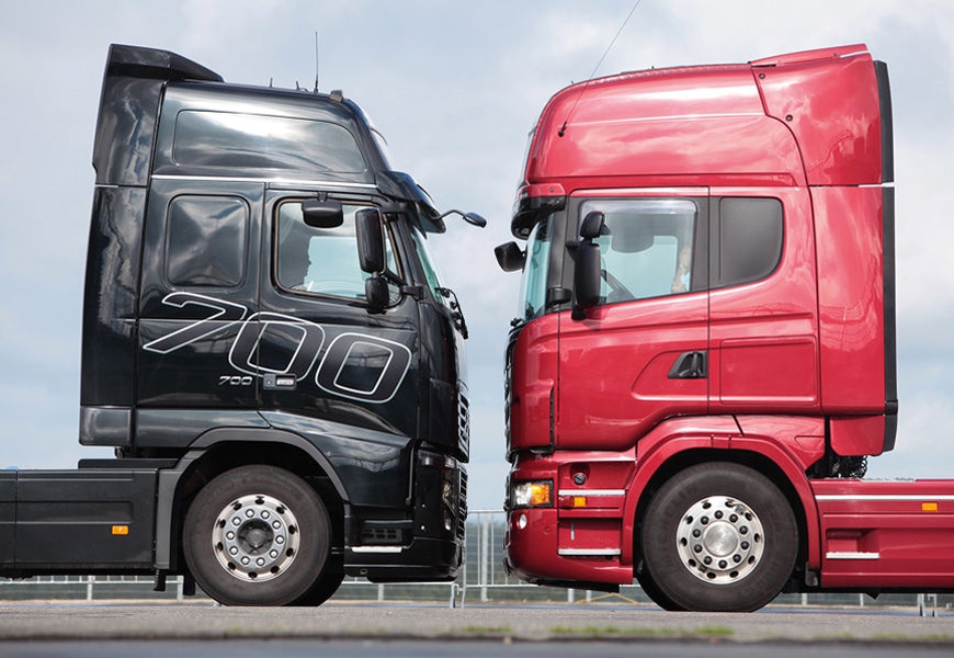 Пополнение автопарка евротраками Volvo и Scania